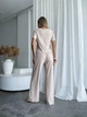 Жіночий домашній костюм трійка (топ+резинка+штани) Uaclothes 46-48 Бежевий (like34011-144181350) - изображение 4