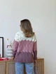 Легкий жіночий светр пудрового кольору 34006 One Size - зображення 4