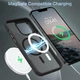 Чохол Wave Premium Matte Insane Guard case with MagSafe (TPU+PC) для Apple iPhone 14 Pro 6.1" Black - изображение 5