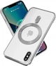 Чехол Wave Premium Metal Shining case with MagSafe (TPU) для Apple iPhone Xs 5.8" Natural Titanium - зображення 1
