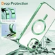 Чохол Wave Premium Metal Shining case with MagSafe (TPU) для Apple iPhone 11 6.1” Light Green - изображение 5