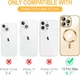 Чохол Wave Premium Metal Shining case with MagSafe (TPU) для Apple iPhone 13 Pro Max 6.7” Gold - изображение 7