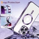 Чохол Wave Premium Metal Shining case with MagSafe (TPU) для Apple iPhone 13 Pro Max 6.7” Deep Purple - изображение 5