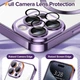 Чохол Wave Premium Metal Shining case with MagSafe (TPU) для Apple iPhone 14 Pro 6.1” Deep Purple - изображение 4