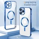 Чохол Wave Premium Metal Shining case with MagSafe (TPU) для Apple iPhone 11 Pro Max 6.5” Midnight Blue - изображение 2