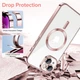 Чохол Wave Premium Metal Shining case with MagSafe (TPU) для Apple iPhone 13 14 6.1” Pink - изображение 5