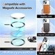 Чохол Wave Premium Metal Shining case with MagSafe (TPU) для Apple iPhone 13 14 6.1” Black - изображение 3