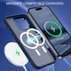 Чохол Wave Premium Matte Insane Guard case with MagSafe (TPU+PC) для Apple iPhone 16 Pro Max 6.9" Midnight Blue - изображение 4