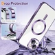 Чохол Wave Premium Metal Shining case with MagSafe (TPU) для Apple iPhone 15 6.1” Deep Purple - изображение 5