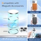 Чохол Wave Premium Metal Shining case with MagSafe (TPU) для Apple iPhone 14 Pro 6.1” Silver - изображение 3