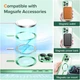 Чохол Wave Premium Metal Shining case with MagSafe (TPU) для Apple iPhone 14 Pro 6.1” Light Green - изображение 3