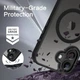 Чохол Wave Premium Matte Insane Guard case with MagSafe (TPU+PC) для Apple iPhone 16 6.1" Black - изображение 2