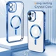 Чохол Wave Premium Metal Shining case with MagSafe (TPU) для Apple iPhone 11 6.1” Midnight Blue - изображение 2