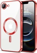 Чохол Wave Premium Metal Shining case with MagSafe (TPU) для Apple iPhone 16e 6.1” Red - изображение 1