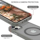 Чохол Wave Premium Matte Insane Guard case with MagSafe (TPU+PC) для Apple iPhone 11 6.1" Gray - изображение 3