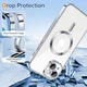 Чохол Wave Premium Metal Shining case with MagSafe (TPU) для Apple iPhone 15 6.1” Silver - изображение 5