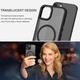 Чохол Wave Premium Matte Insane Guard case with MagSafe (TPU+PC) для Apple iPhone 13 14 6.1" Black - изображение 8