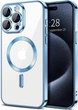 Чохол Wave Premium Metal Shining case with MagSafe (TPU) для Apple iPhone 14 Pro 6.1” Light Blue - изображение 1