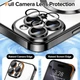 Чохол Wave Premium Metal Shining case with MagSafe (TPU) для Apple iPhone 16 Pro Max 6.9” Black - изображение 4