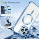 Чохол Wave Premium Metal Shining case with MagSafe (TPU) для Apple iPhone 14 Pro 6.1” Light Blue - изображение 5