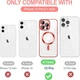 Чохол Wave Premium Metal Shining case with MagSafe (TPU) для Apple iPhone 12 Pro 6.1” Red - изображение 7