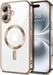 Чохол Wave Premium Metal Shining case with MagSafe (TPU) для Apple iPhone 16 6.1” Desert Titanium - изображение 1
