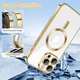 Чохол Wave Premium Metal Shining case with MagSafe (TPU) для Apple iPhone 14 Pro 6.1” Gold - изображение 5