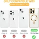 Чохол Wave Premium Metal Shining case with MagSafe (TPU) для Apple iPhone 15 Pro Max 6.7” Gold - изображение 7