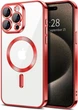 Чохол Wave Premium Metal Shining case with MagSafe (TPU) для Apple iPhone 14 Pro 6.1” Red - изображение 1