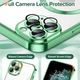 Чохол Wave Premium Metal Shining case with MagSafe (TPU) для Apple iPhone 11 Pro 5.8” Light Green - изображение 4