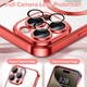 Чохол Wave Premium Metal Shining case with MagSafe (TPU) для Apple iPhone 14 Pro 6.1” Red - изображение 4