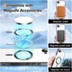 Чохол Wave Premium Metal Shining case with MagSafe (TPU) для Apple iPhone 16e 6.1” Black - изображение 3