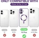 Чехол Wave Premium Metal Shining case with MagSafe (TPU) для Apple iPhone 16 Plus 6.7” Deep Purple - зображення 7