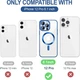 Чехол Wave Premium Metal Shining case with MagSafe (TPU) для Apple iPhone 12 Pro 6.1” Midnight Blue - зображення 7
