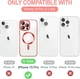 Чехол Wave Premium Metal Shining case with MagSafe (TPU) для Apple iPhone 15 Pro 6.1” Red - зображення 7