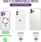 Чехол Wave Premium Metal Shining case with MagSafe (TPU) для Apple iPhone 11 Pro 5.8” Deep Purple - зображення 7