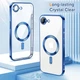 Чохол Wave Premium Metal Shining case with MagSafe (TPU) для Apple iPhone 16e 6.1” Midnight Blue - изображение 2