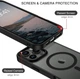 Чехол Wave Premium Matte Insane Guard case with MagSafe (TPU+PC) для Apple iPhone 16 Pro Max 6.9" Black - зображення 2