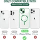 Чохол Wave Premium Metal Shining case with MagSafe (TPU) для Apple iPhone 15 Plus 14 Plus 6.7” Light Green - изображение 7
