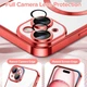 Чохол Wave Premium Metal Shining case with MagSafe (TPU) для Apple iPhone 15 6.1” Red - изображение 4