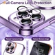 Чохол Wave Premium Metal Shining case with MagSafe (TPU) для Apple iPhone 16 Pro Max 6.9” Deep Purple - изображение 4