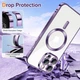 Чохол Wave Premium Metal Shining case with MagSafe (TPU) для Apple iPhone 16 Pro Max 6.9” Deep Purple - изображение 5