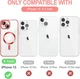 Чохол Wave Premium Metal Shining case with MagSafe (TPU) для Apple iPhone 15 6.1” Red - изображение 7