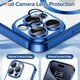 Чохол Wave Premium Metal Shining case with MagSafe (TPU) для Apple iPhone 14 Pro 6.1” Midnight Blue - изображение 4