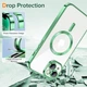 Чохол Wave Premium Metal Shining case with MagSafe (TPU) для Apple iPhone 13 14 6.1” Light Green - изображение 5