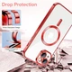 Чохол Wave Premium Metal Shining case with MagSafe (TPU) для Apple iPhone 13 14 6.1” Red - изображение 5