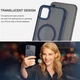 Чохол Wave Premium Matte Insane Guard case with MagSafe (TPU+PC) для Apple iPhone 11 6.1" Midnight Blue - изображение 7