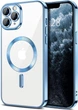 Чохол Wave Premium Metal Shining case with MagSafe (TPU) для Apple iPhone 11 Pro Max 6.5” Light Blue - изображение 1