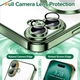 Чохол Wave Premium Metal Shining case with MagSafe (TPU) для Apple iPhone 16 6.1” Green - изображение 4