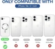 Чохол Wave Premium Metal Shining case with MagSafe (TPU) для Apple iPhone 16e 6.1” Silver - изображение 7